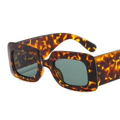 Fashion Square Big Frame Sunglasses with PC Lens