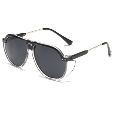 Fashion Round Big Frame Sun Cat Eye Sunglasses