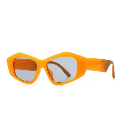 Retro Irregular Shape Design UV400 Sunglasses