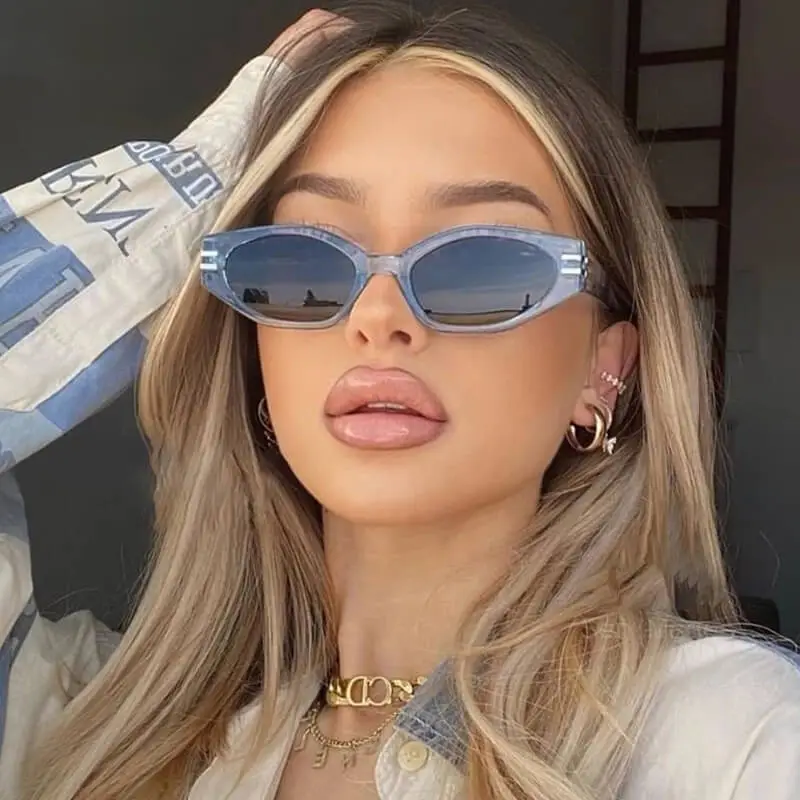 Fashion Small Frame Design Polygon Sunglasses