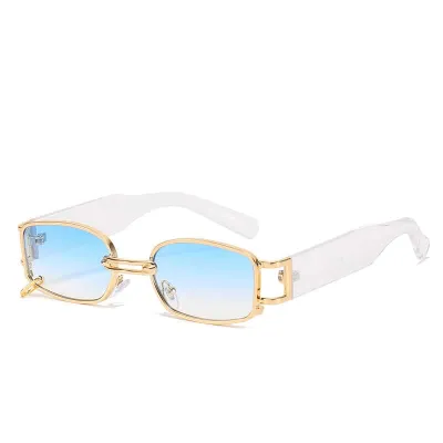 Unique Square Frame Design Ring Decoration Sunglasses