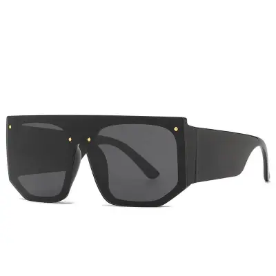 Fashion Big Frame One-piece Design Square Sunglasses for Women