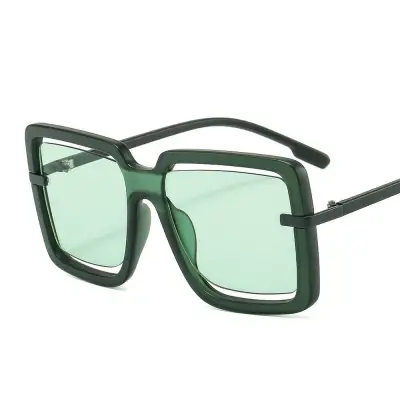 Fashion Big Frame Hollow Design Sunglasses
