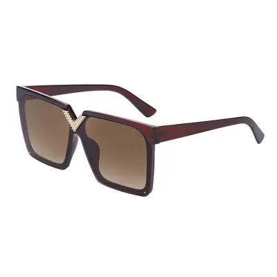 Fashion Big Square Frame Design Sunglasses