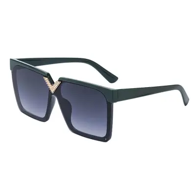 Fashion Big Square Frame Design Sunglasses
