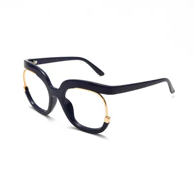 Fashion Big Frame Round Anti-blue Light PC Glasses