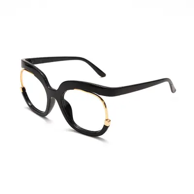 Fashion Big Frame Round Anti-blue Light PC Glasses