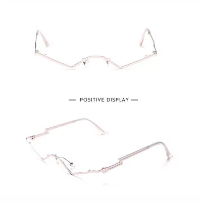 Fashion Lensless Design Metal Eyewear Frames