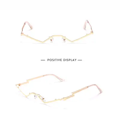 Fashion Lensless Design Metal Eyewear Frames