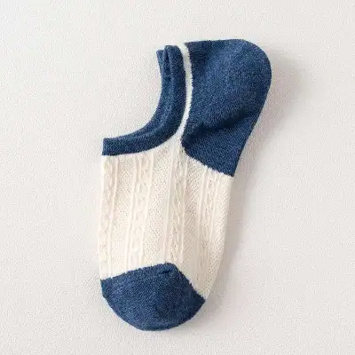 Women Summer Breathable Cotton Leisure Color Matching Socks