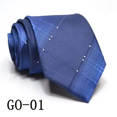 Men's Fashion Striped And Polka Dot Pattern Tie