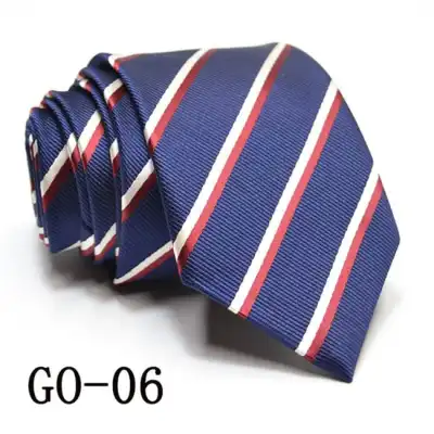 Men's Fashion Striped And Polka Dot Pattern Tie