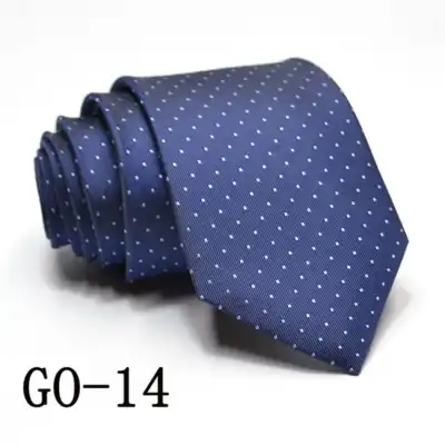 Men's Fashion Striped And Polka Dot Pattern Tie