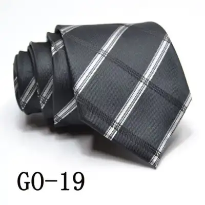 Men's Fashion Striped And Polka Dot Pattern Tie