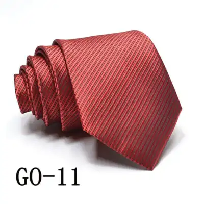 Men's Fashion Striped And Polka Dot Pattern Tie