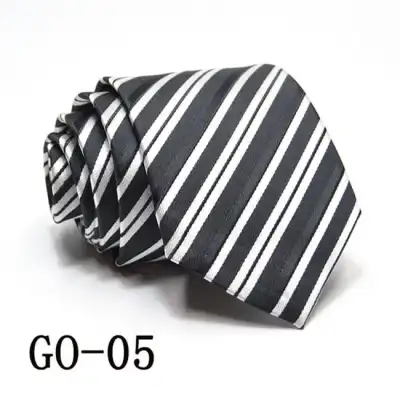 Men's Fashion Striped And Polka Dot Pattern Tie