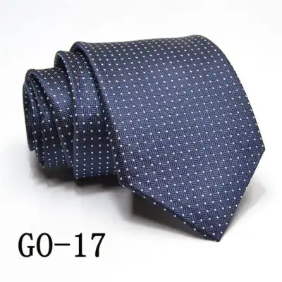 Men's Fashion Striped And Polka Dot Pattern Tie