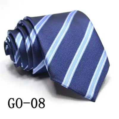 Men's Fashion Striped And Polka Dot Pattern Tie