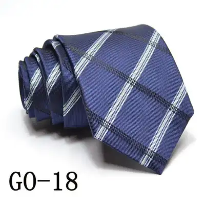 Men's Fashion Striped And Polka Dot Pattern Tie