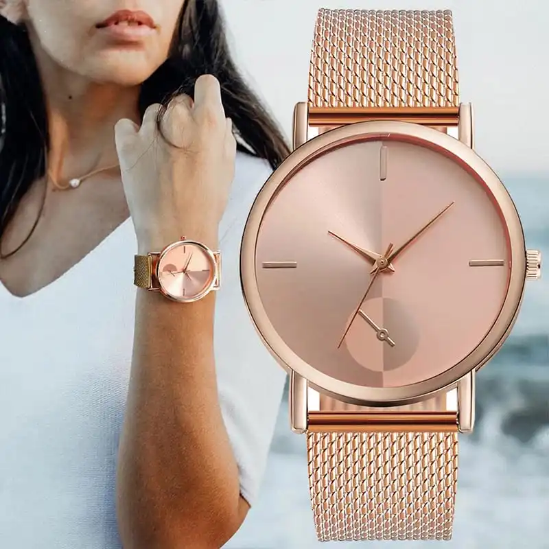 Simple Plastic Strap Quartz Fashion Watch