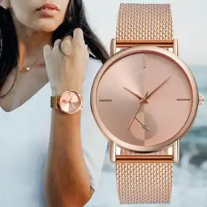 Simple Plastic Strap Quartz Fashion Watch