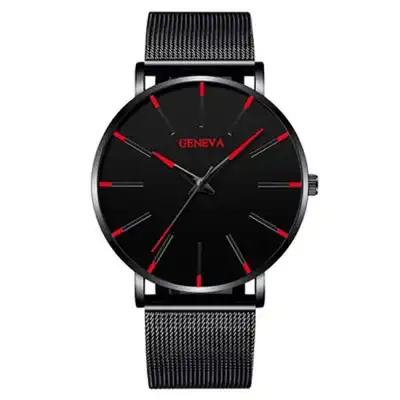 Simple Mesh Strap Quartz Watch