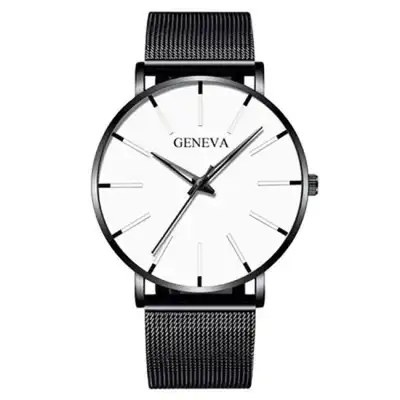 Simple Mesh Strap Quartz Watch