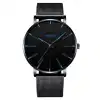 Mesh Strap-Black Strap-Black Case-Blue Pointer