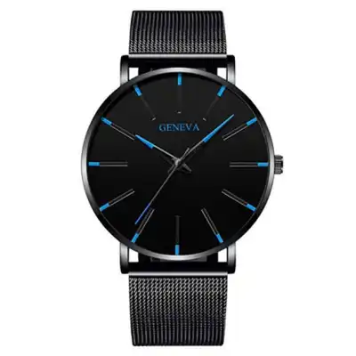 Simple Mesh Strap Quartz Watch