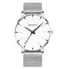 Mesh Strap-Silver Strap-Silver Case-Black Pointer