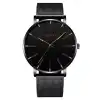 Mesh Strap-Black Strap-Black Case-Orange Pointer