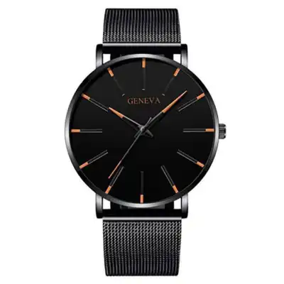 Simple Mesh Strap Quartz Watch
