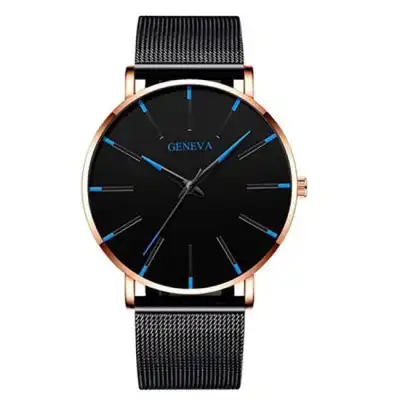 Simple Mesh Strap Quartz Watch