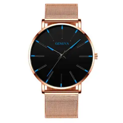 Simple Mesh Strap Quartz Watch