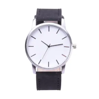 Business Sport PU Leather Quartz Watch 46mm