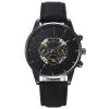 Black Strap-Black Case-Black Dial-Gold Pointer