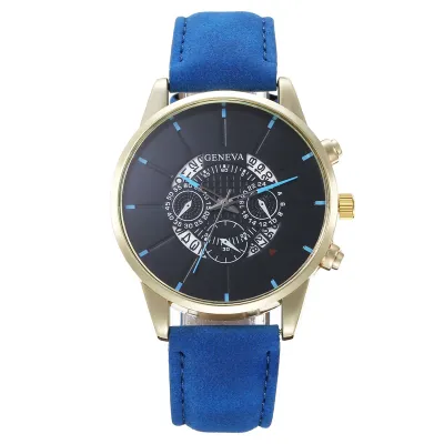 Fashion Big Dial Leisure Quartz Watch Alloy Strap