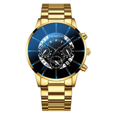 Casual Flase Eye Shape Quartz Wrist Watch with Alloy Strap