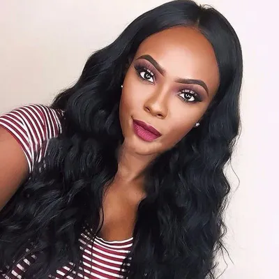 Ladies Black Big Wavy Long Curly Wigs High Temperature Wire