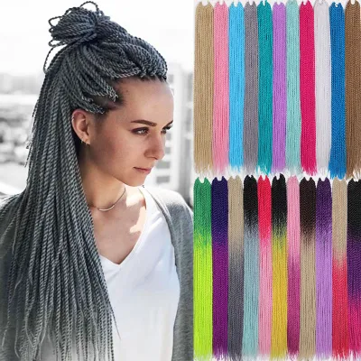30pcs/pack 2 Strands Braided Wig Ponytail Ethnic High Temperature Wire Hair Pieces
