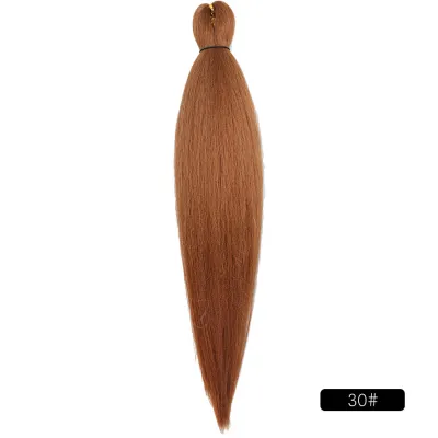 Low Temperature Fiber Straight Hair Braids Pieces 26 Inches Beauty Wigs