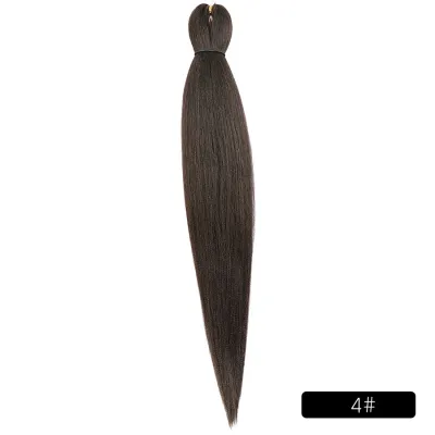 Low Temperature Fiber Straight Hair Braids Pieces 26 Inches Beauty Wigs
