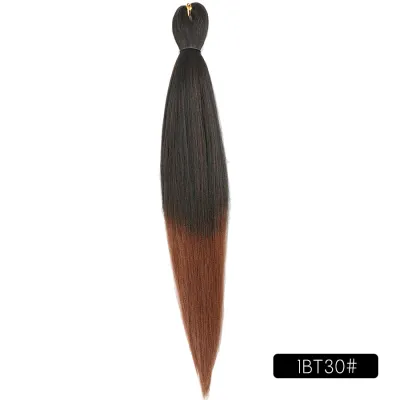 Low Temperature Fiber Straight Hair Braids Pieces 26 Inches Beauty Wigs