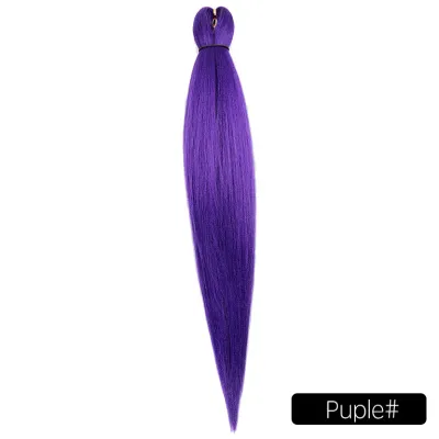 Low Temperature Fiber Straight Hair Braids Pieces 26 Inches Beauty Wigs