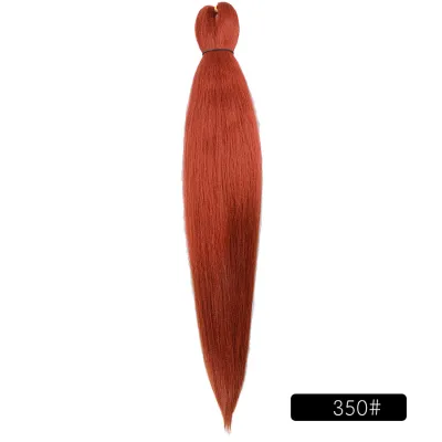 Low Temperature Fiber Straight Hair Braids Pieces 26 Inches Beauty Wigs
