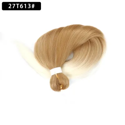 Low Temperature Fiber Straight Hair Braids Pieces 26 Inches Beauty Wigs