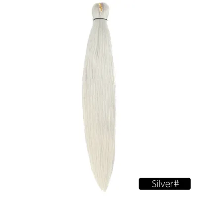 Low Temperature Fiber Straight Hair Braids Pieces 26 Inches Beauty Wigs