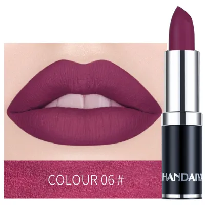 Handaiyan Waterproof Velvet Lip Nude Sexy Lipstick Long Lasting