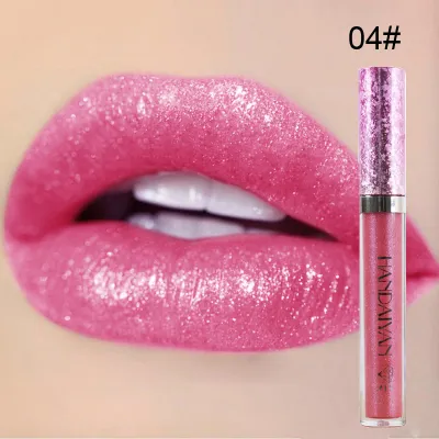 Handaiyan Mermaid Diamond Glitter Long Lasting Waterproof Lipstick
