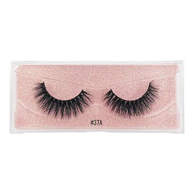 Women 3D Multilayer Natural Slender Mink Hair Eyelashes